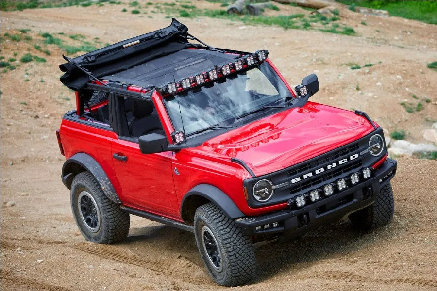 2021  Ford Bronco Baja Designs 8 XL Linkable Roof Light Bar Kit w/ Up