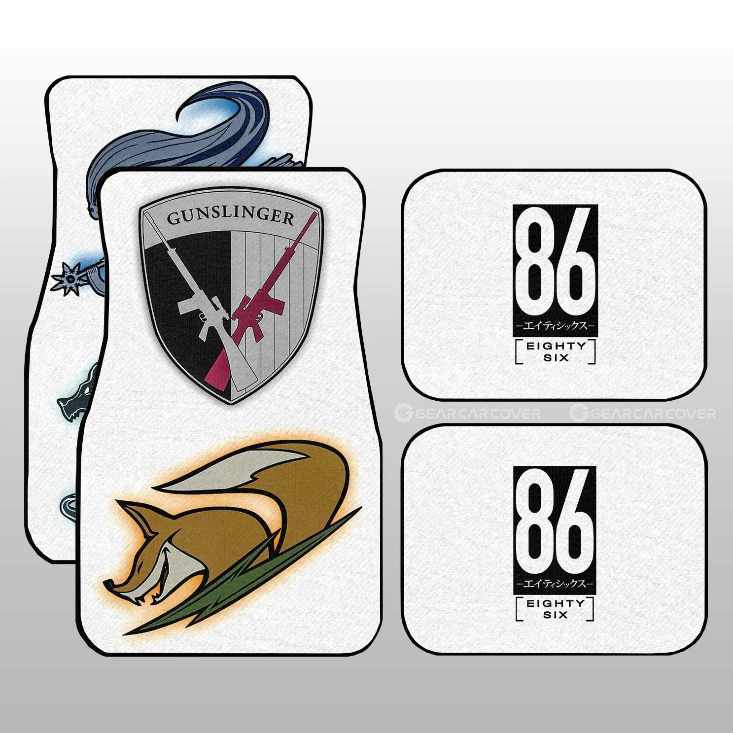 86 Symbols Car Floor Mats Custom Car Accessories