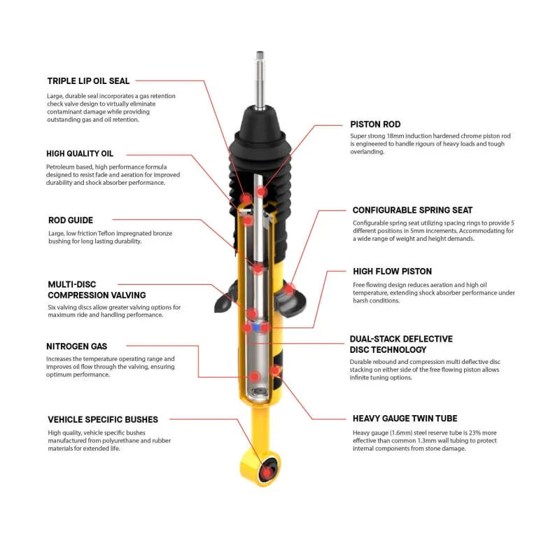 ARB / OME Nitrocharger Plus Strut 2005  Toyota Hilux - Front