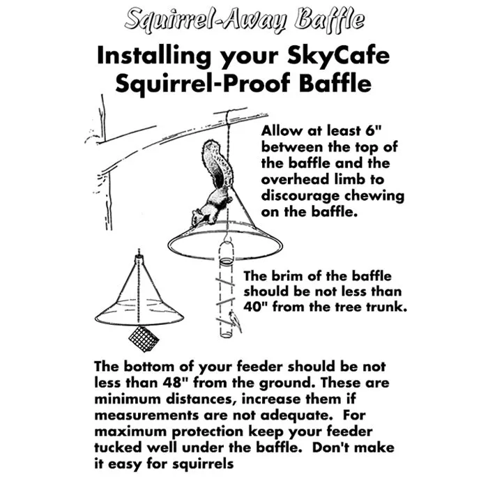 Arundale Squirrel Away Hanging Baffle