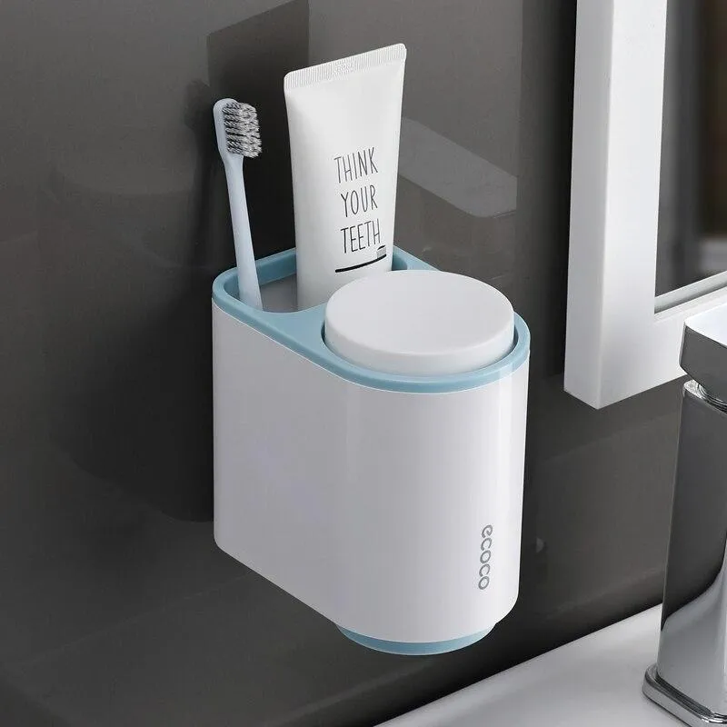 Bathroom Accessories Automatic Toothpaste Dispenser Toothbrush Holder
