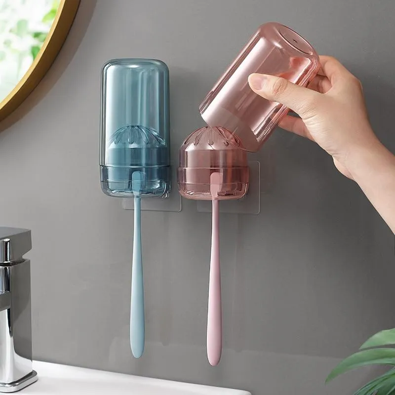 Bathroom Accessories Automatic Toothpaste Dispenser Toothbrush Holder