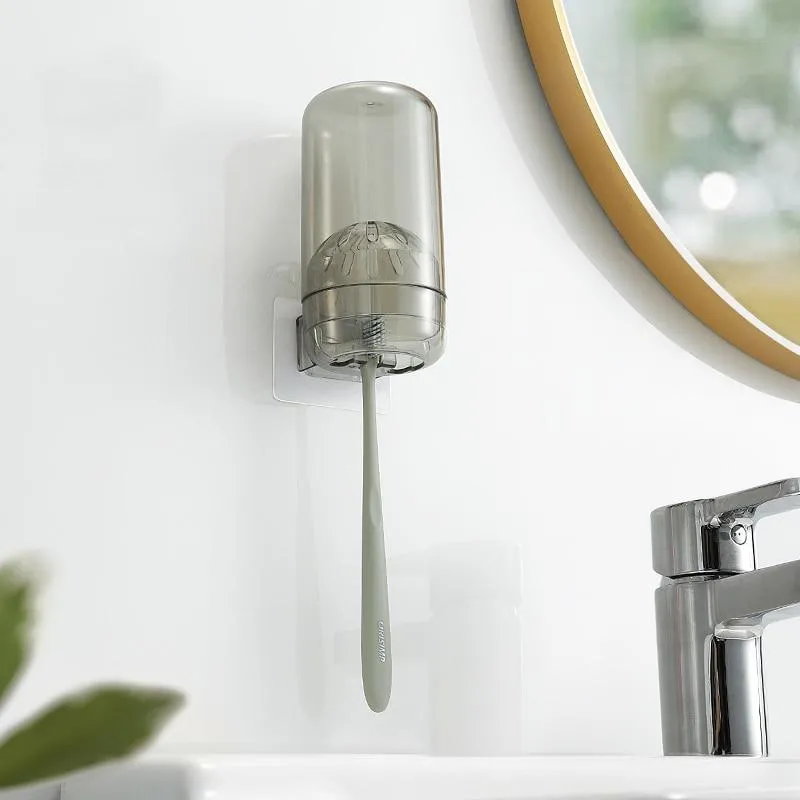 Bathroom Accessories Automatic Toothpaste Dispenser Toothbrush Holder
