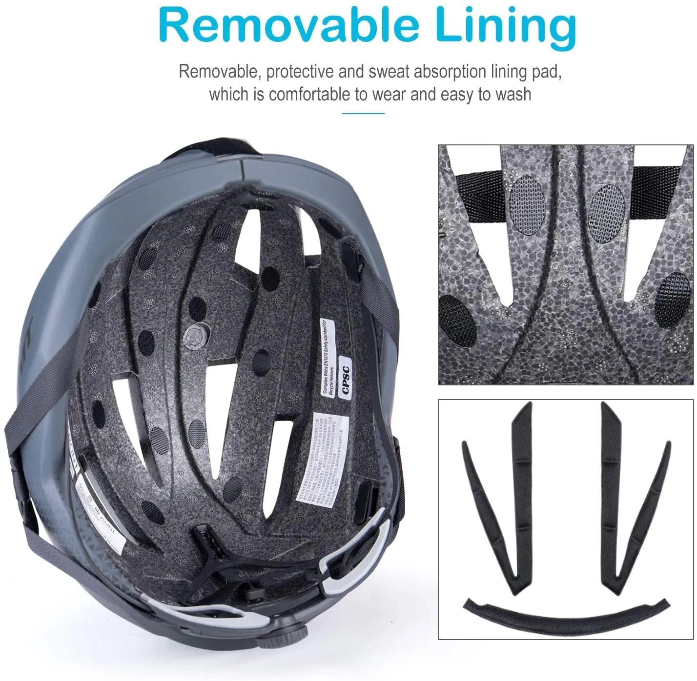Bike Helmets for Adults - Bicycle Helmet Safety Protection - Adjustable Lightweight Adults Mountain/Road Bike Helmet