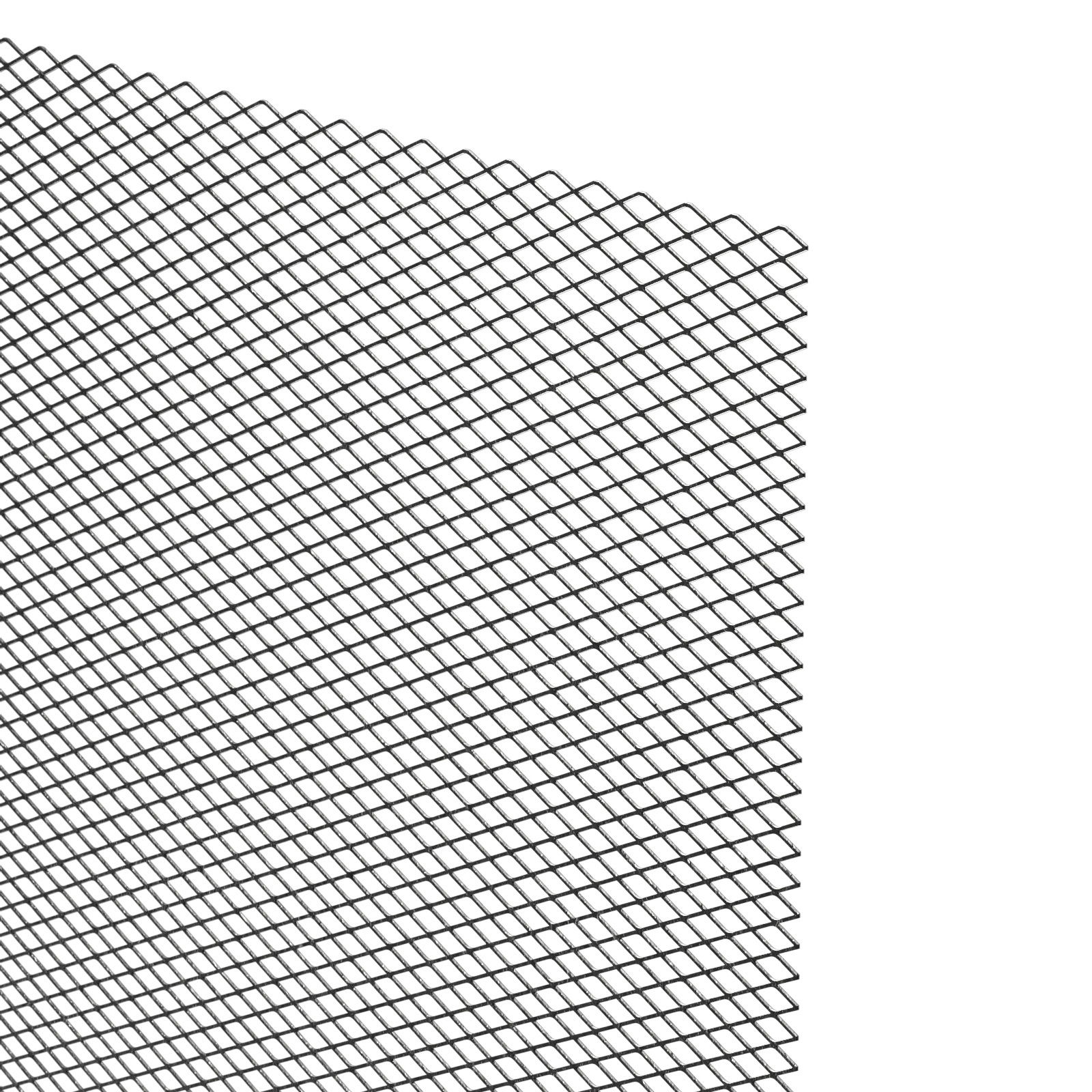 Black Steel Expanded Metal 24259