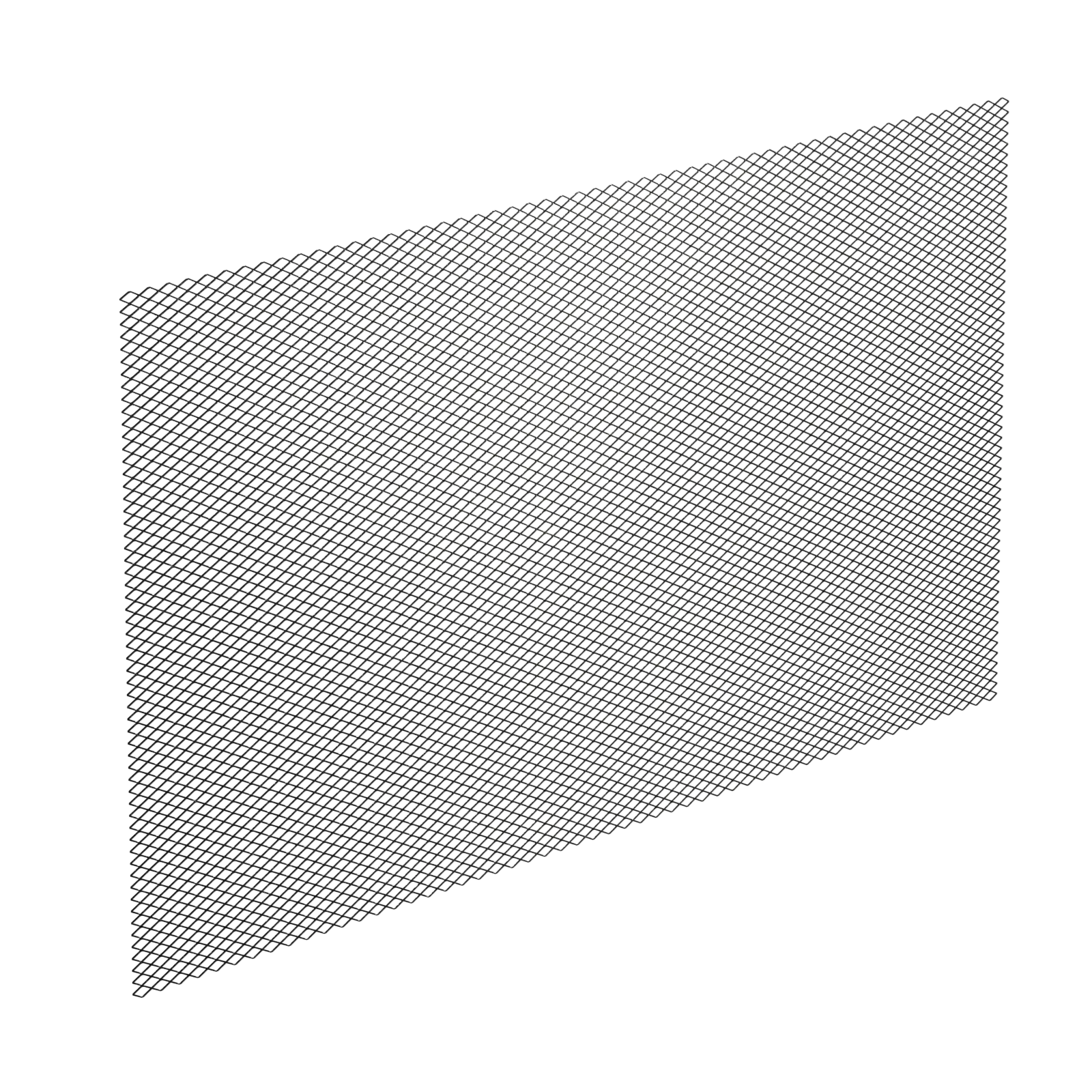 Black Steel Expanded Metal 24259