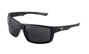 BULLHEAD SAFETY - Sawfish Anti Fog Safety Glasses, Smoke/Matte Black