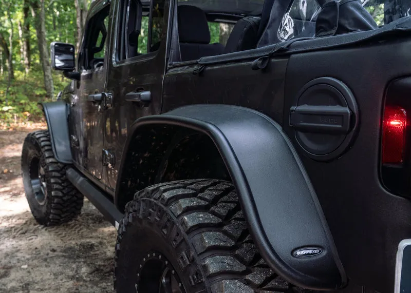Bushwacker 18- Jeep JL 4DR Fender Flares 4-Piece Flat Style