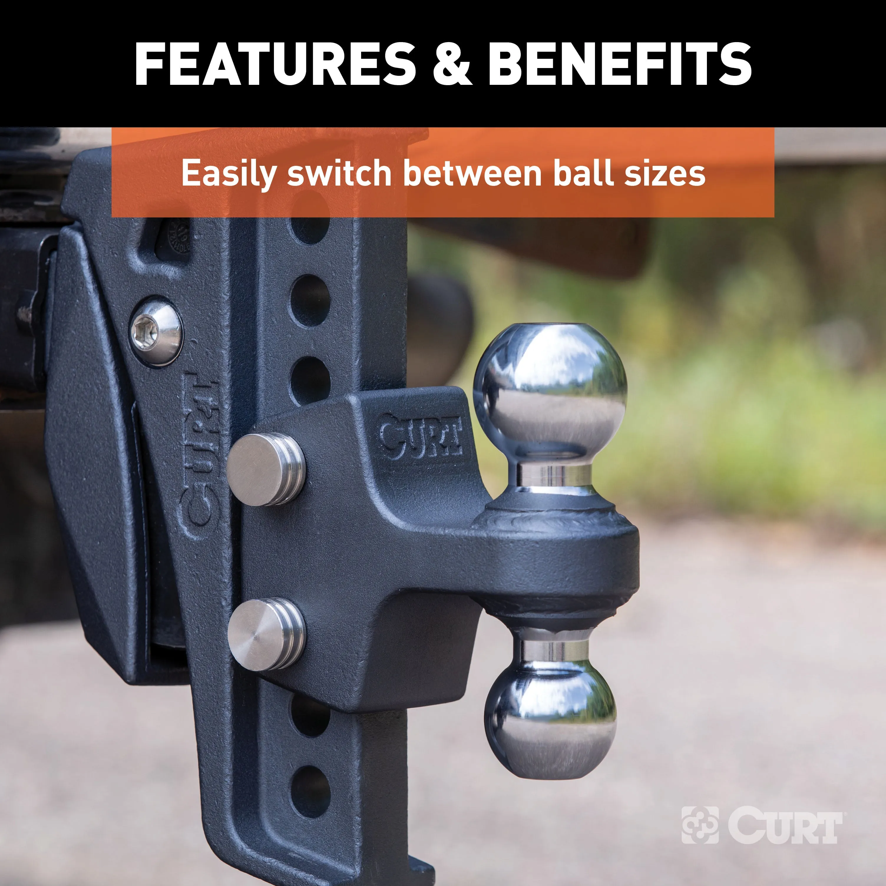CURT 45952 CURT 45952 Replacement Rebellion XD Dual Ball; 2; 2-5/16-Inch; Up to 15K