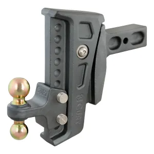 CURT 45955 Rebellion XD Adjustable Cushion Hitch (2-1/2in. Shank; 2in.; 2-5/16in. Balls; 20
