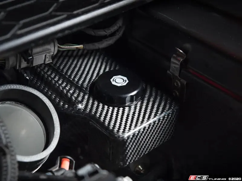 ECS TUNING - Billet Brake Fluid Cap - Black Anodized