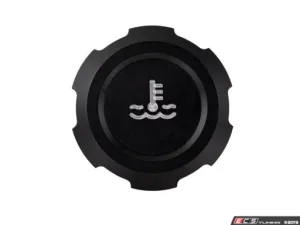 ECS TUNING - Billet Coolant Reservoir Cap - Black Anodized
