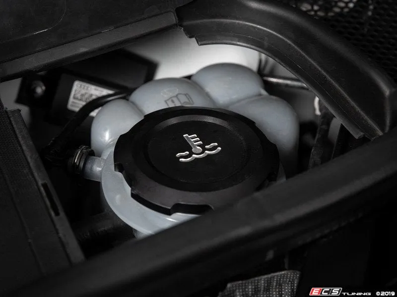 ECS TUNING - Billet Coolant Reservoir Cap - Black Anodized
