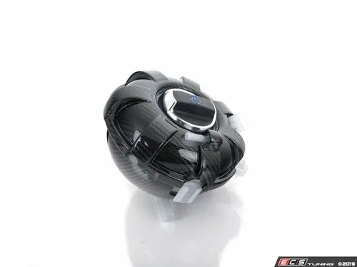 ECS TUNING - Black Carbon Fiber Expansion Tank Cover Kit