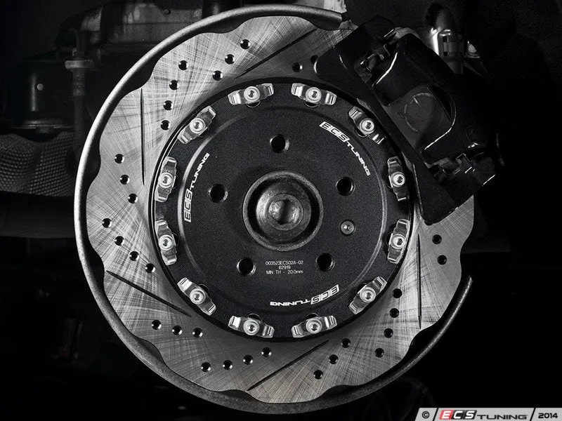 ECS TUNING - Rear 2-Piece Tru-Float Wave Brake Rotors - Pair (330x22)