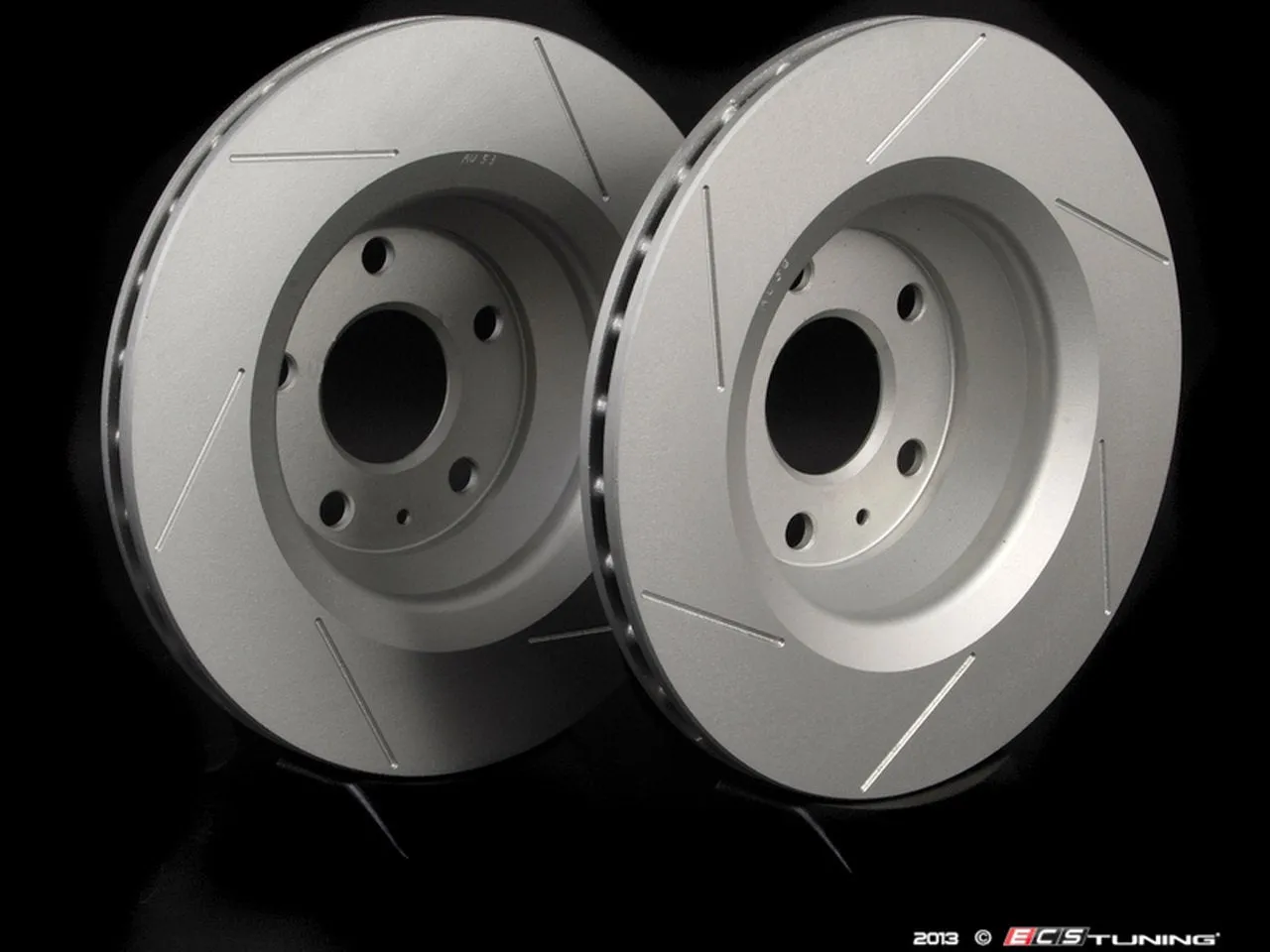 ECS TUNING - Slotted Brake Rotors - Pair (310x22) TT/TTS/TTRS 8J