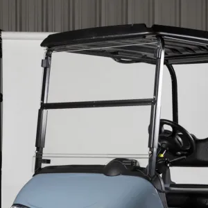 EZGO RXV Clear Folding DOT Windshield (Years 2008-2022) | Red Dot®