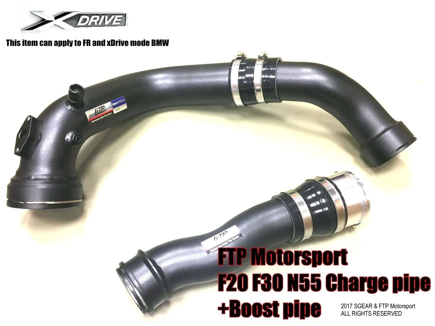FTP F2X F3X N55 CHARGE PIPE BOOST PIPE COMBINATION PACKAGES