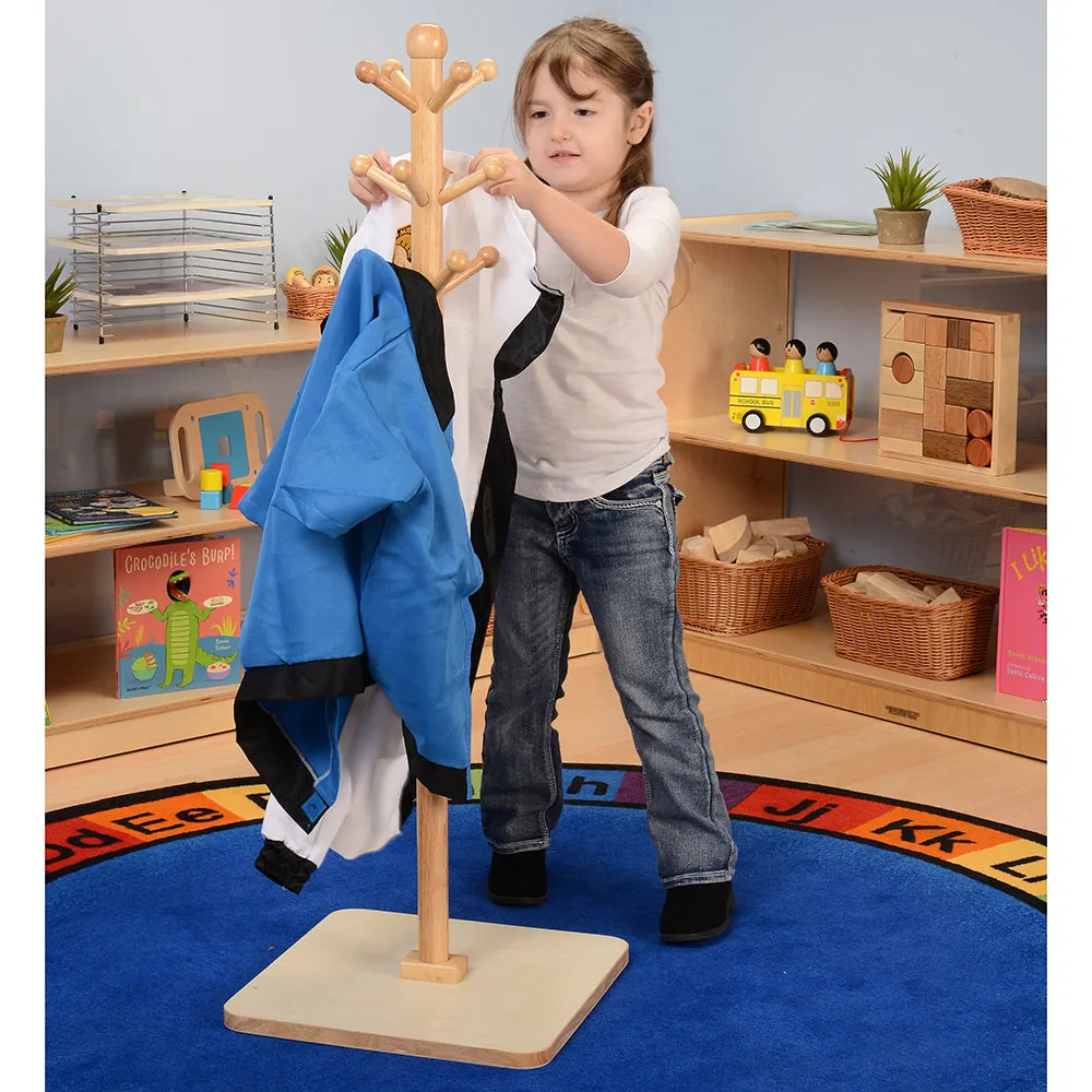 Hardwood E-Z Reach Clothes Tree | Space-Saving Design