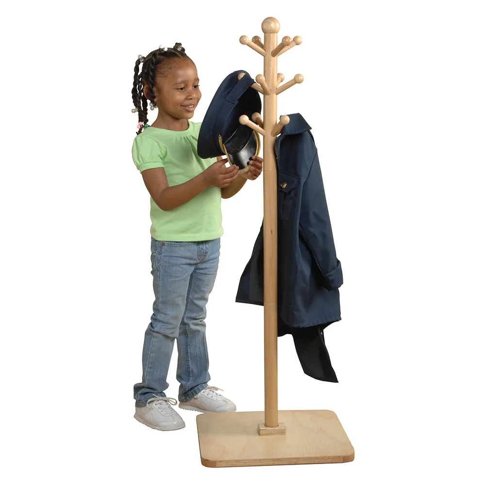 Hardwood E-Z Reach Clothes Tree | Space-Saving Design
