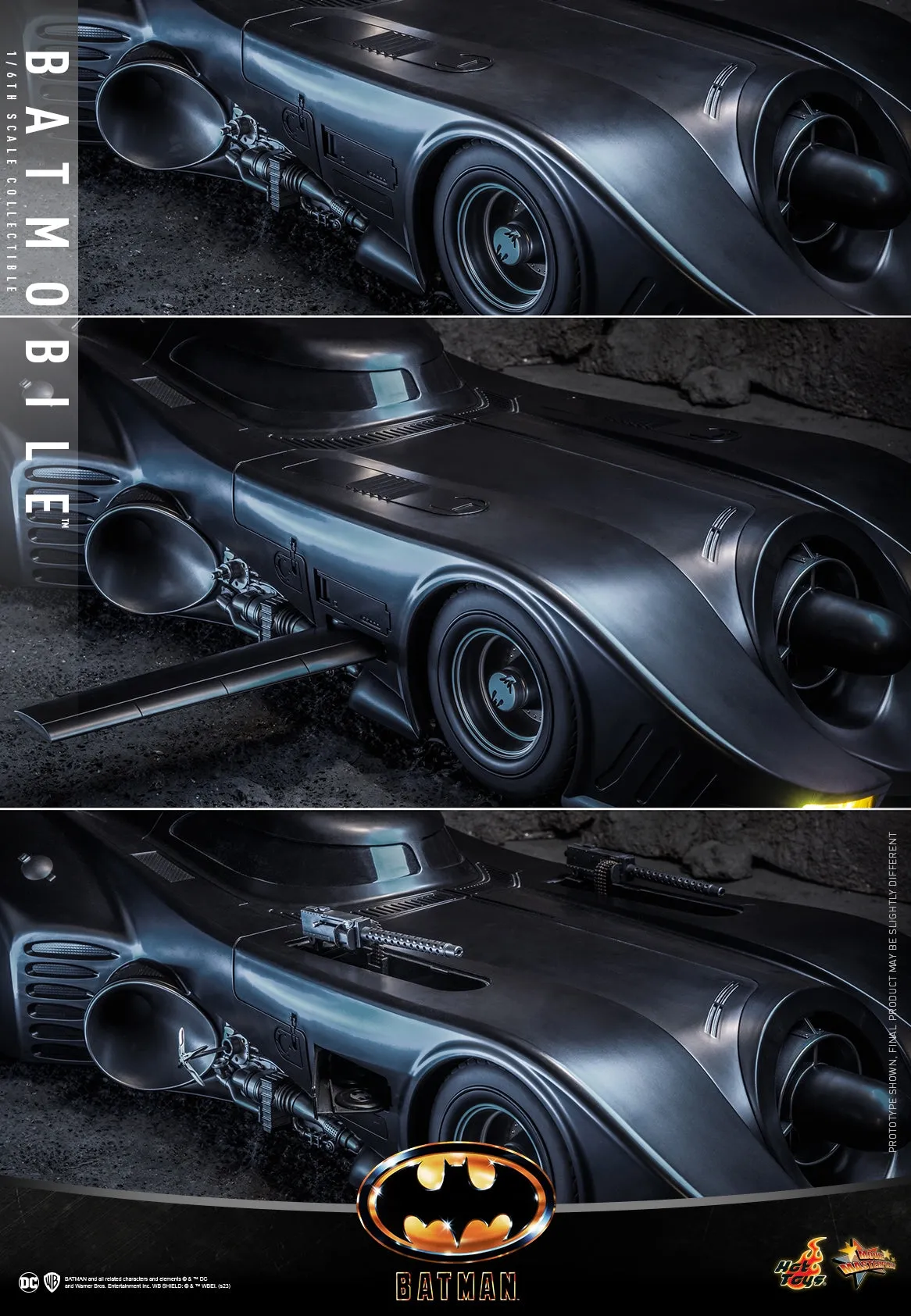 Hot Toys - MMS694 - Batman (1989) - 1/6th scale Batmobile Collectible