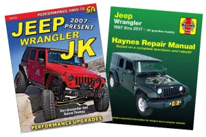 Jeep Wrangler Jk Upgrades and Haynes manual BOX SET