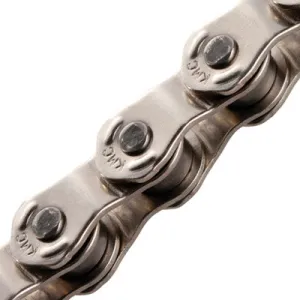 kmc chain hl1 wide x 100l silver half link chain hl1 wide chains