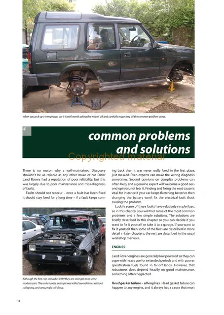 Land Rover Discovery Maintenance and Upgrades Manual&#44; Series 1 and 2