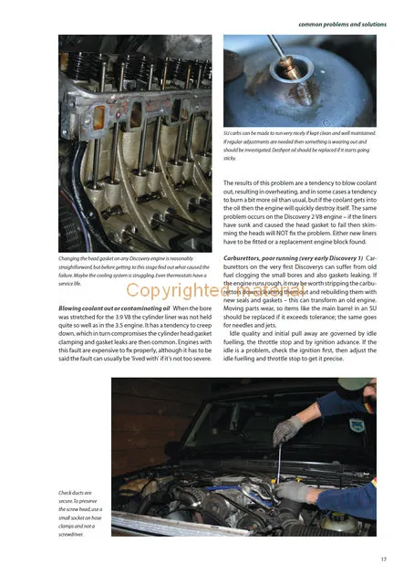 Land Rover Discovery Maintenance and Upgrades Manual&#44; Series 1 and 2