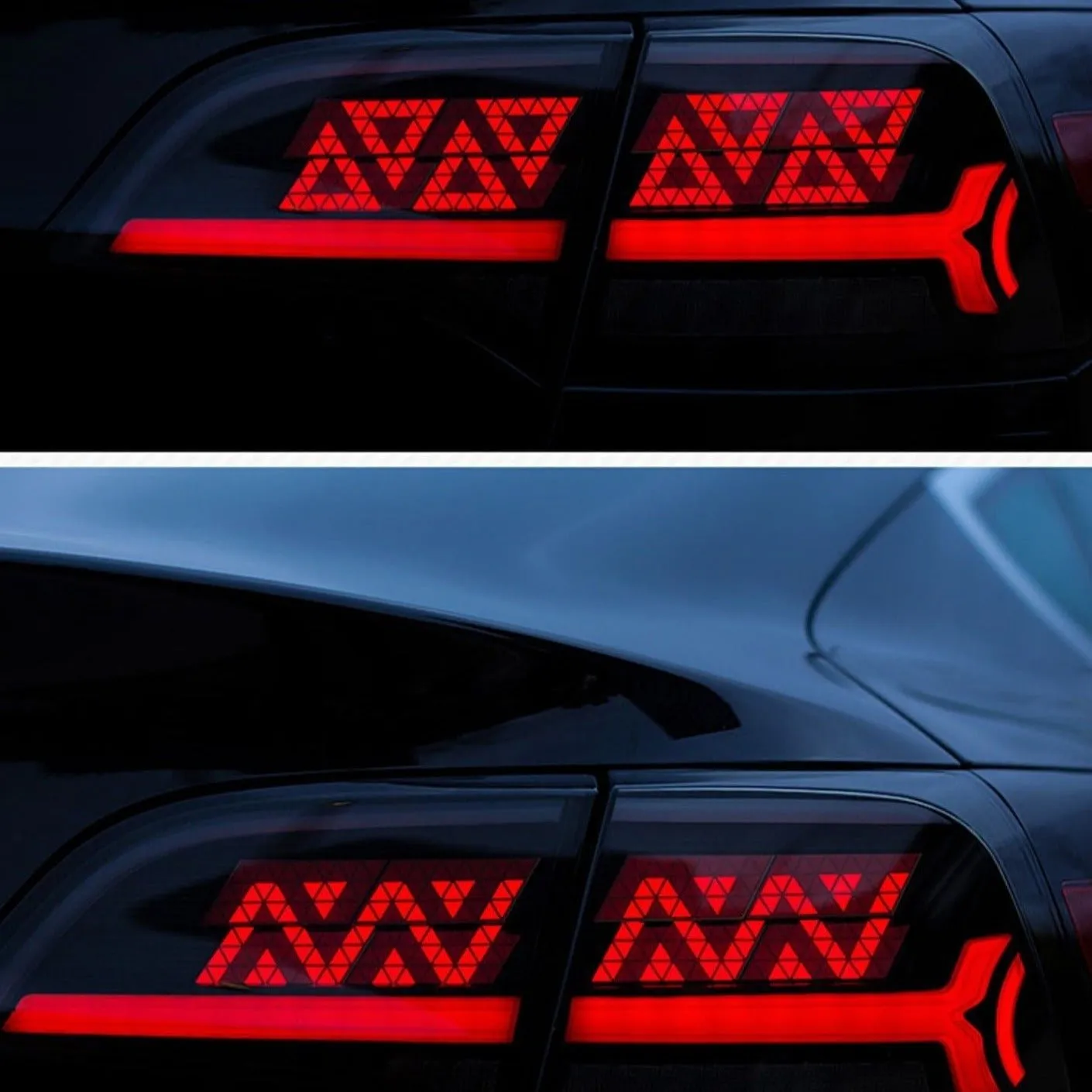 LED APP-Controlled Letter Tail Lights For Tesla Model 3/Y