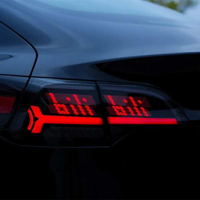 LED APP-Controlled Letter Tail Lights For Tesla Model 3/Y