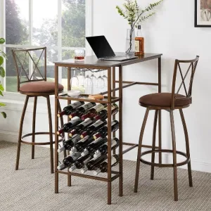 LovelyRLovely 3ps Bar Kitchen Dining Room Set