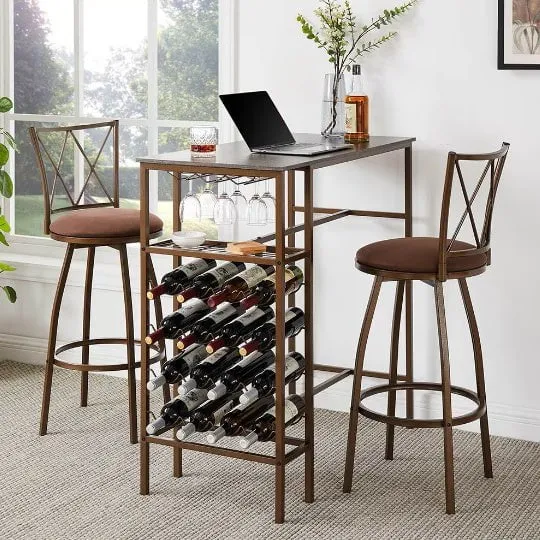 LovelyRLovely 3ps Bar Kitchen Dining Room Set