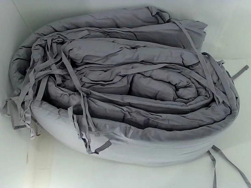 Orbisify Baby Safe Crib Bumpers in Grey