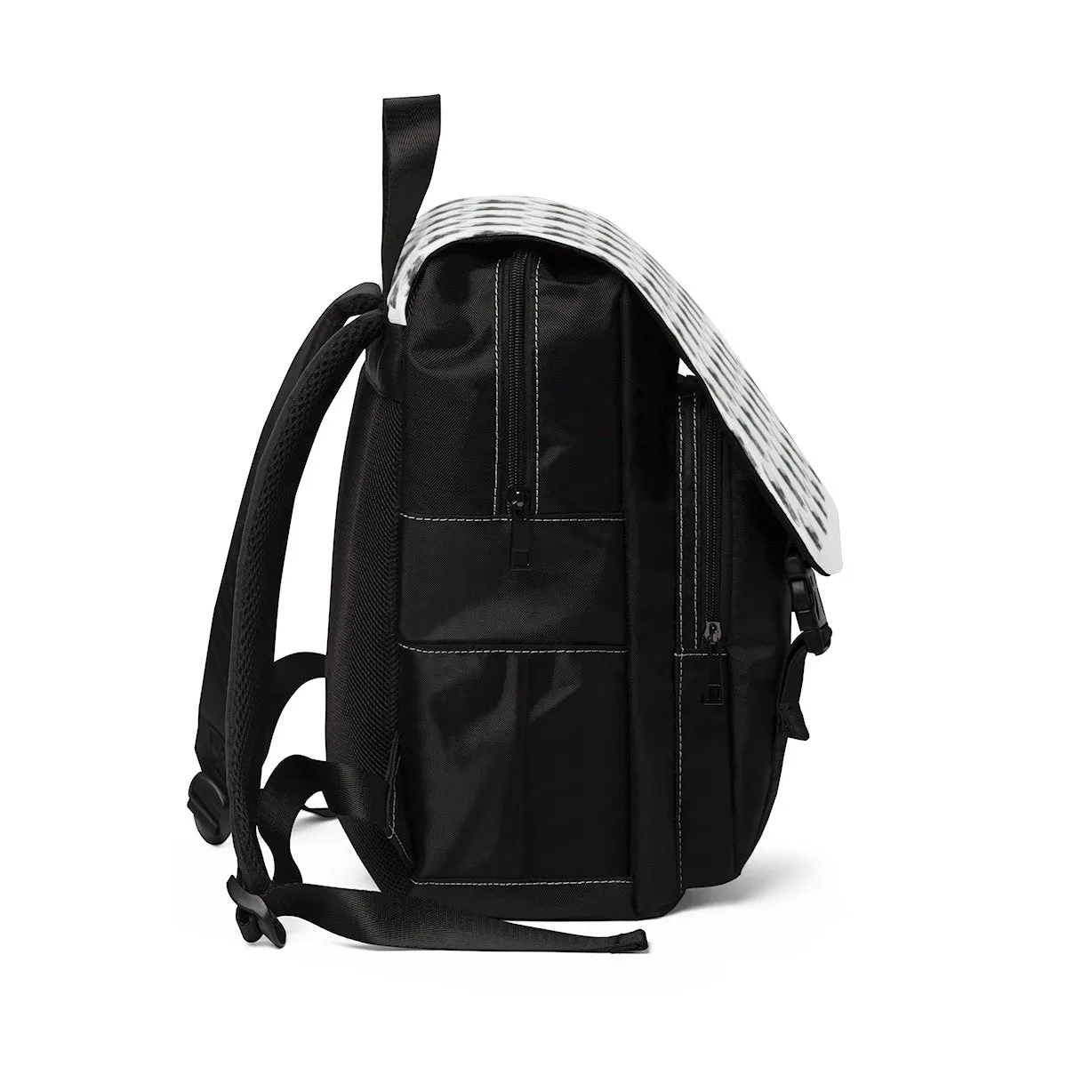 Polka Skulls Shoulder Backpack by Robert Bowen