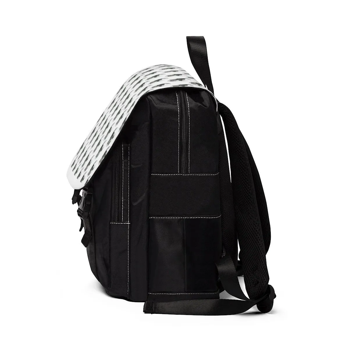 Polka Skulls Shoulder Backpack by Robert Bowen
