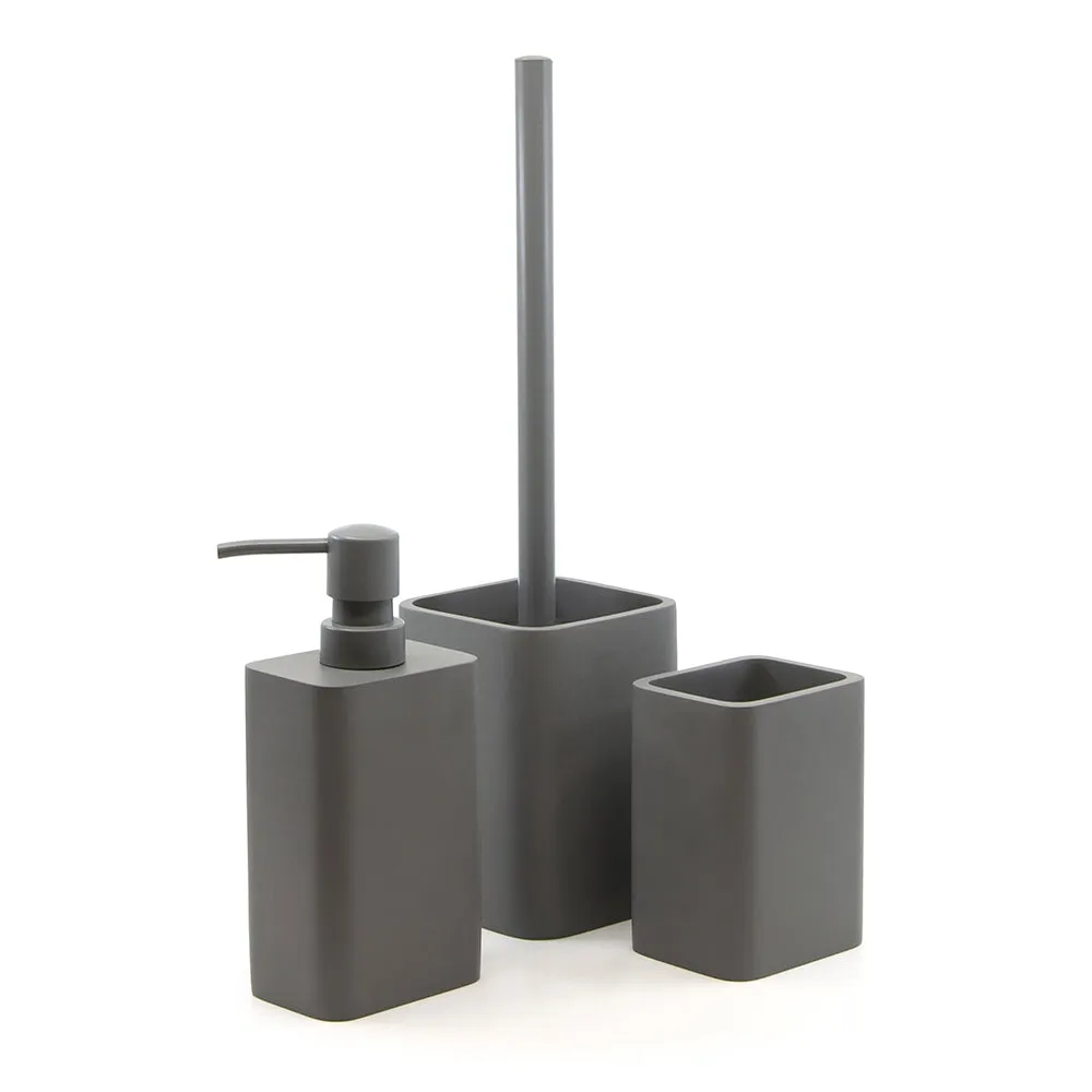 S&P Copenhagen Slate Toilet Brush & Holder - 9.5x36cm