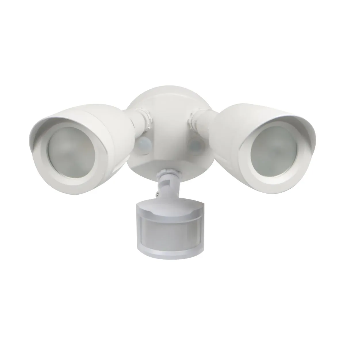 SATCO 65-711 20W LED 2 Bullet Head Security Light With Motion Sensor 30K/40K