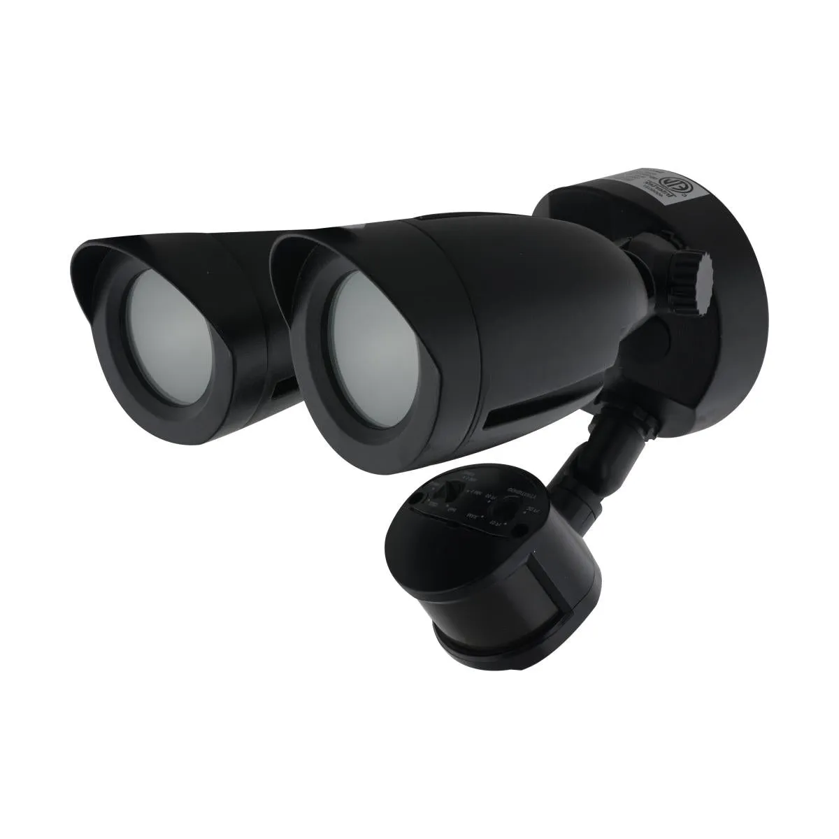 SATCO 65-711 20W LED 2 Bullet Head Security Light With Motion Sensor 30K/40K