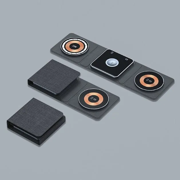 Sleek Graphite MagSafe Charging Hub