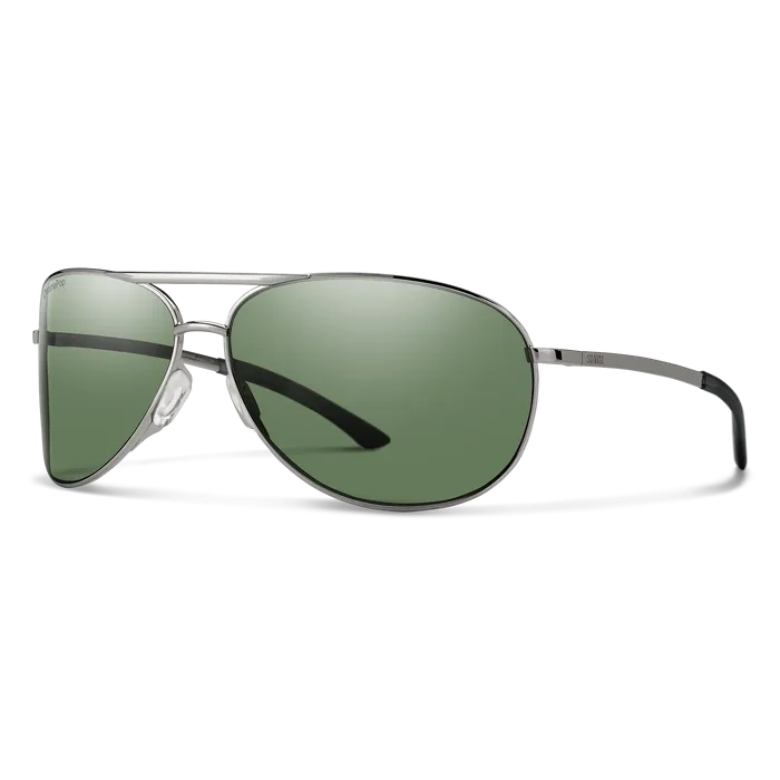 Smith Serpico 2 Sunglasses-Gunmetal/Chromapop Polar Gry Grn