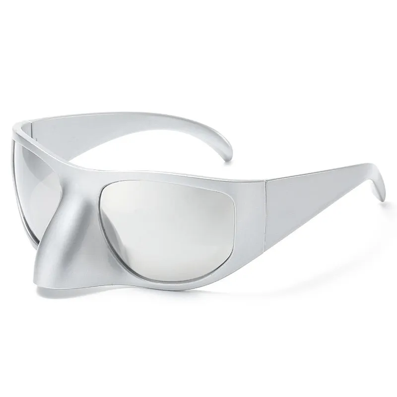 TEEK - Oversized Sleek Goggle Sunglasses