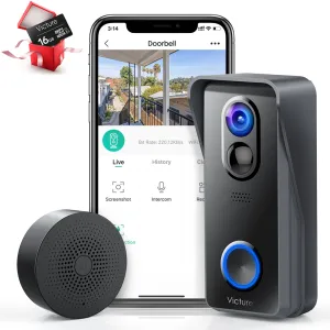 Victure VD300 Video Doorbell Wireless WiFi( Only 2.4G )