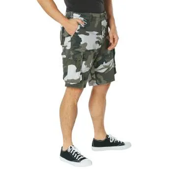 Vintage Style Camo Paratrooper Cargo Shorts