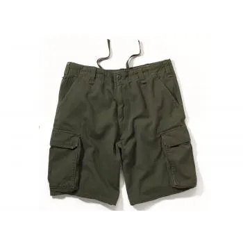 Vintage Style Camo Paratrooper Cargo Shorts