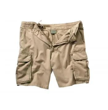 Vintage Style Camo Paratrooper Cargo Shorts